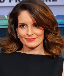 The American Actress Tina Fey Paint By Numbers