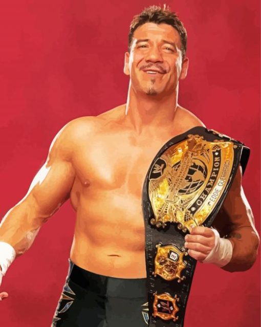 The American Wrestler Eddie Guerrero paint by numbers