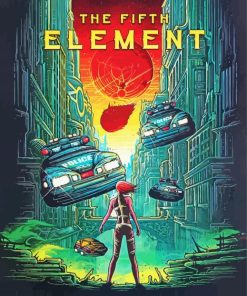 The fifth Element Poster Art paint by numbers