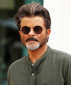 The Indian Actor Anil Kapoor paint by numbers