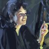 Woman Smoking Anders Zorn paint by numbers