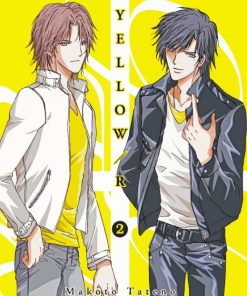 Yellow Manga Serie Poster paint by numbers