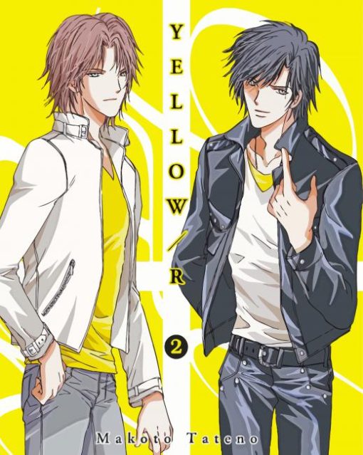 Yellow Manga Serie Poster paint by numbers