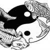 Ying Yang Koi Fish paint by numbers