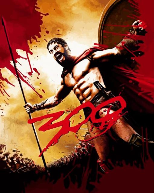 300 Movie Poster Paint By Numbers