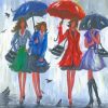 4 Chic Women Together Paint By Numbers