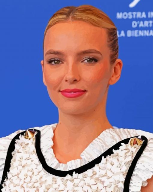 Actress Jodie Comer Paint By Numbers