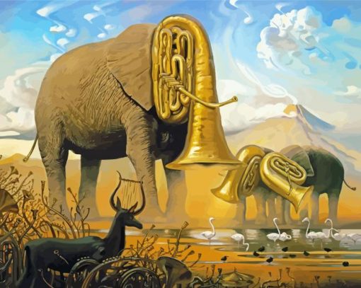 African Sonata Vladimir Kush Paint By Numbers