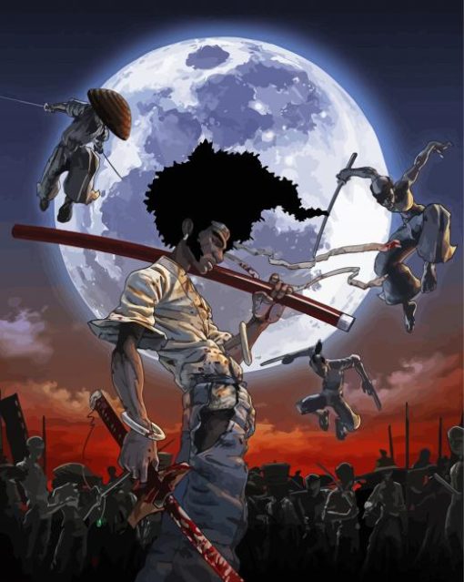 Afro Samurai Paint By Numbers