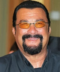 American Actor Steven Seagal Paint By Numbers