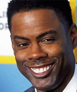 American Stand Up Comedian Chris Rock Paint By Numbers