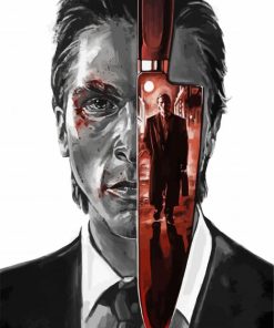 American Psycho Horror Movie Paint By Numbers