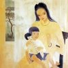 Asian Woman And Child Paint By Numbers