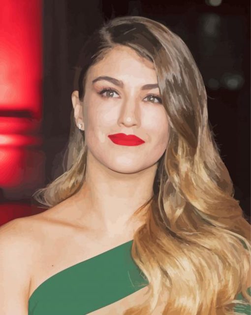 Beautiful Television Presenter Amy Willerton Paint By Numbers