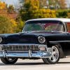 Black And White 1956 Chevrolet Car Paint By Numbers