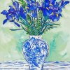 Blue White Vase Art Paint By Numbers