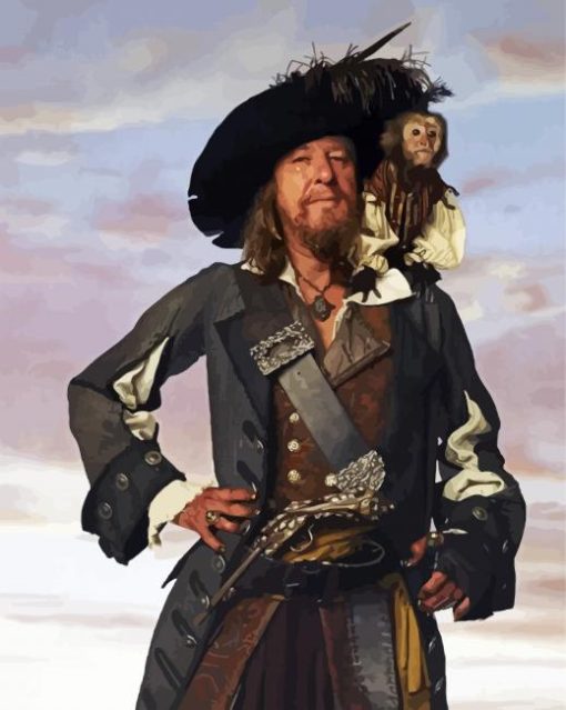 Captain Hector Barbossa Paint By Numbers