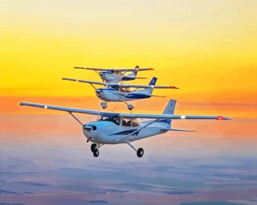 Cessna Planes Paint By Numbers