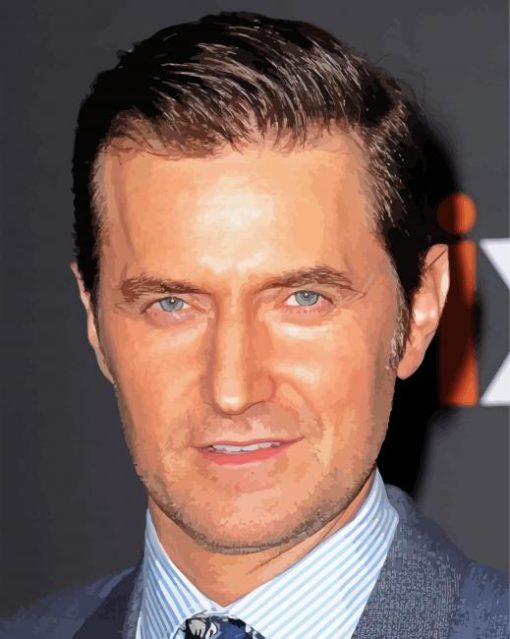 Close Up Richard Armitage Paint By Numbers