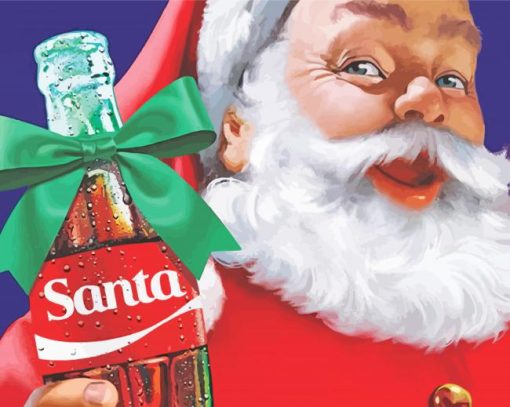 Coca Cola Santa Art Paint By Numbers