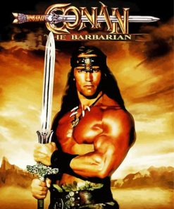 Conan The Barbarian Poster Paint By Numbers