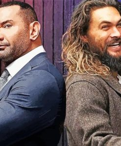 Dave Bautista And Jason Momoa Paint By Numbers