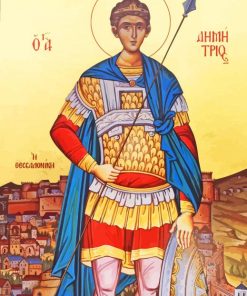 Demetrius Of Thessaloniki Paint By Numbers