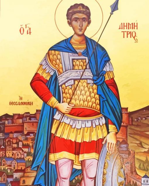 Demetrius Of Thessaloniki Paint By Numbers