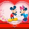 Disney Valentines Day Paint By Numbers