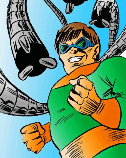 Doctor Octopus Character Paint By Numbers