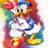 Donald And Daisy Duck Art Paint By Numbers