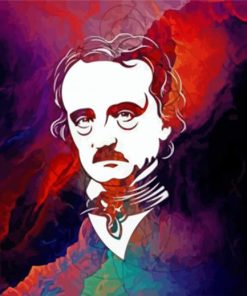 Edgar Allen Poe Art Paint By Numbers