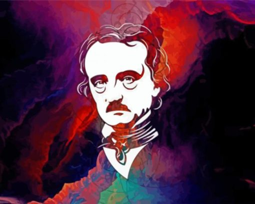 Edgar Allen Poe Art Paint By Numbers