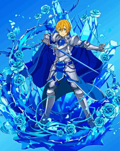 Eugeo Anime Character Paint By Numbers