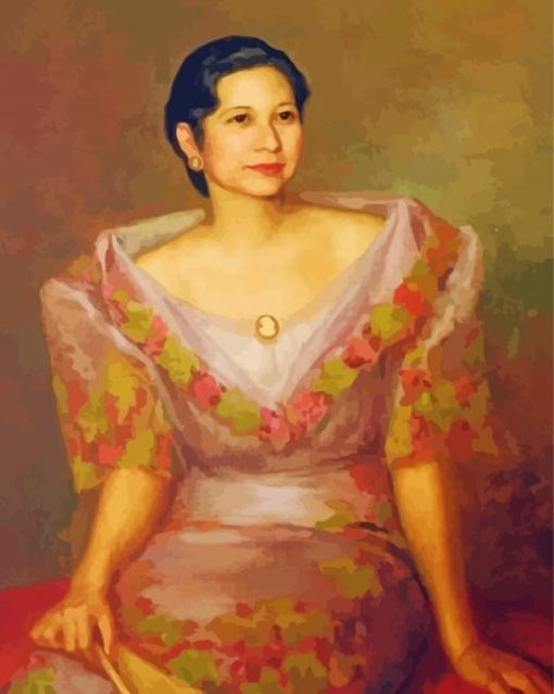 Filipino Lady Paint By Numbers