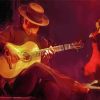 Flamenco Guitar Player And Dancer Paint By Numbers