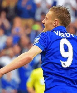 Footballer Jamie Vardy Paint By Numbers