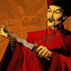 Fu Manchu Illustration Paint By Numbers