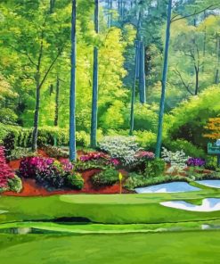 Georgia Augusta National Golf Paint By Numbers