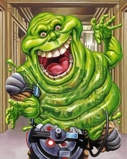 Ghost Slimer Paint By Numbers