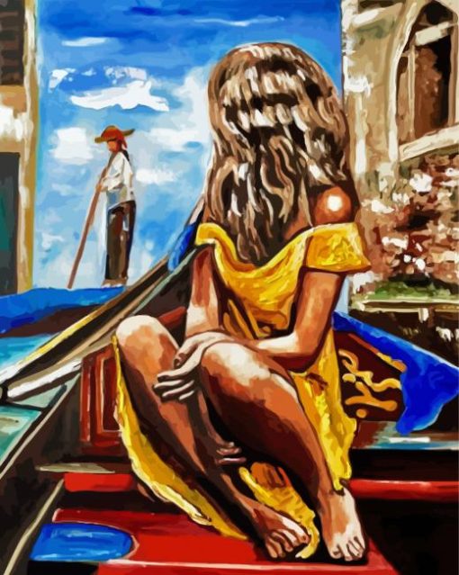 Girl In Venice Paint By Numbers