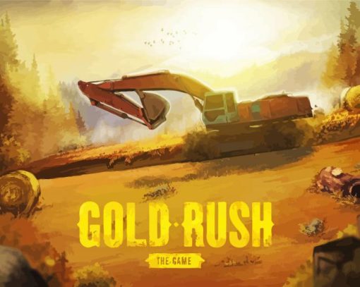 Gold Rush Game Paint By Numbers