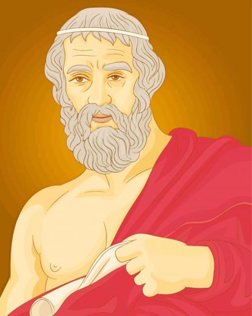 Greek Philosopher Plato Paint By Numbers