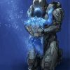 Halo Master Chief And Cortana Paint By Numbers