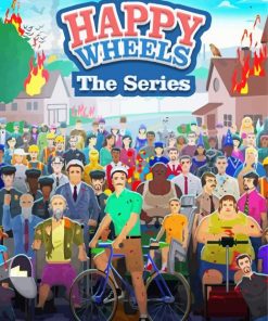 Happy Wheels Poster Paint By Numbers