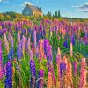 Historical Field Flower Landscape Paint By Numbers