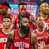 Houston Rockets Team Players Paint By Numbers