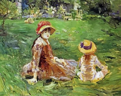 In The Garden At Maurecourt By Berthe Morisot Paint By Numbers