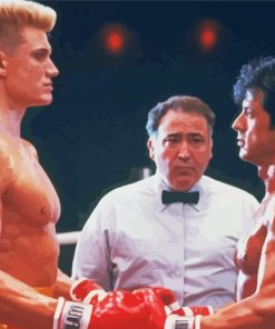 Ivan Drago And Rocky Paint By Numbers