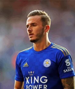 James Maddison LCFC Player Paint By Numbers